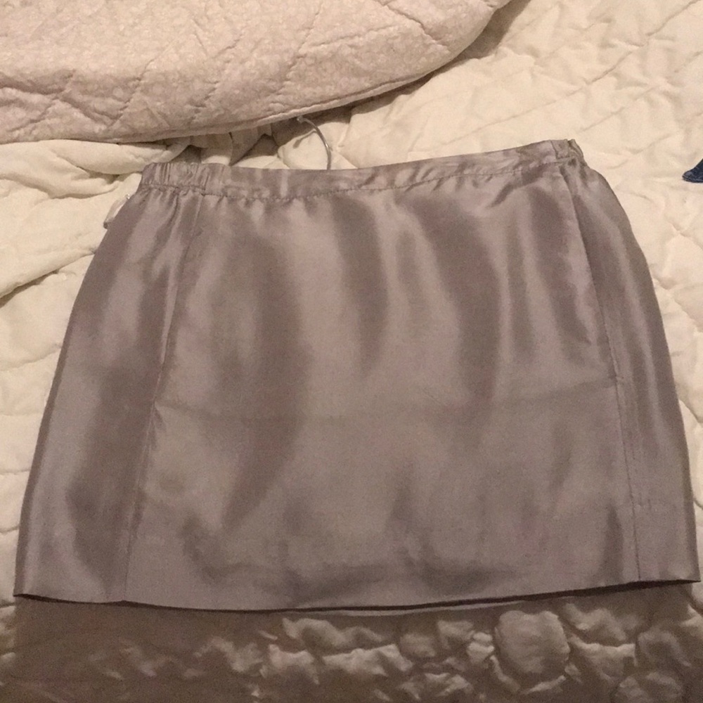 Jcrew Metallic Shift Skirt